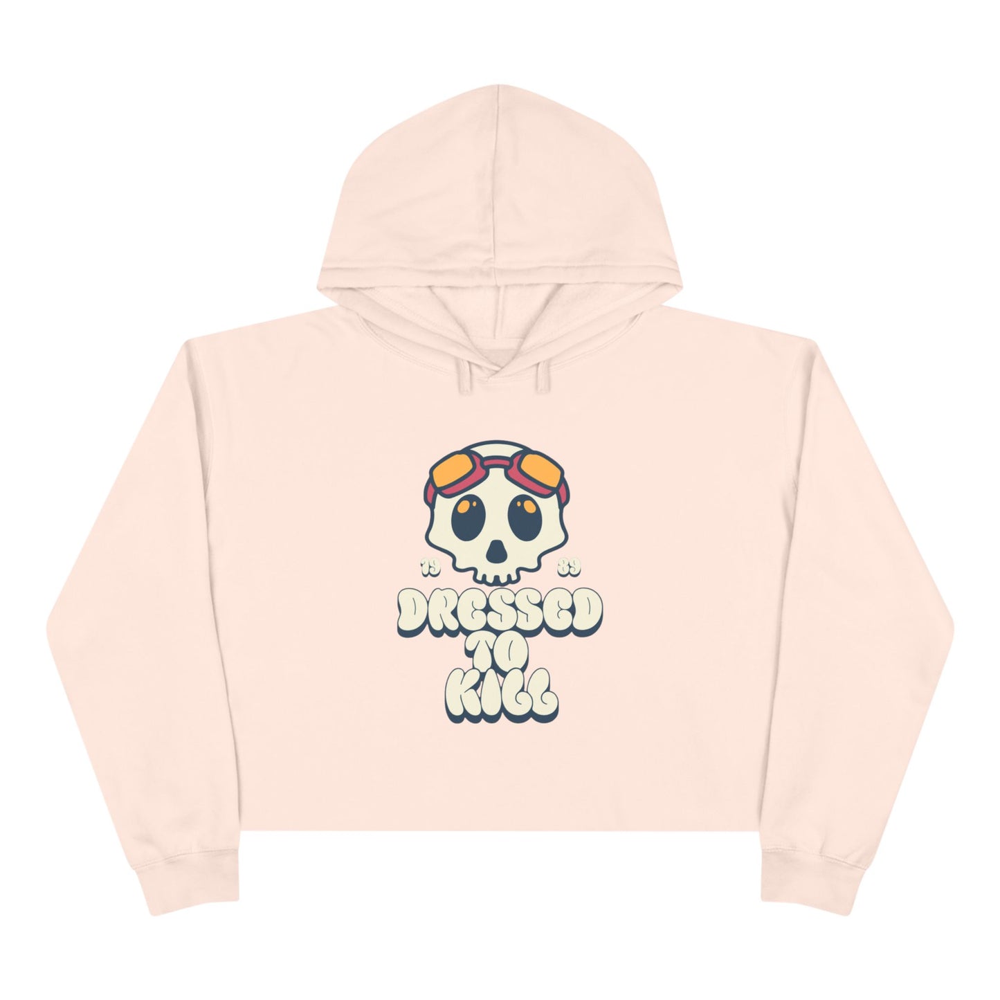 "Dressed to Kill" Edgy Crop Hoodie