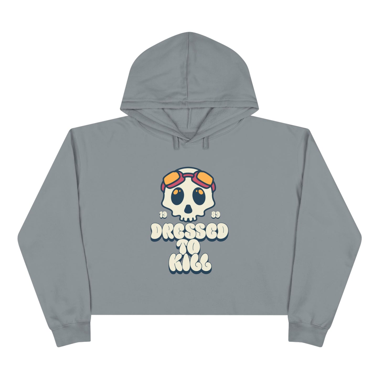 "Dressed to Kill" Edgy Crop Hoodie