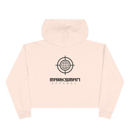 "Yours Truly" Edgy Crop Hoodie