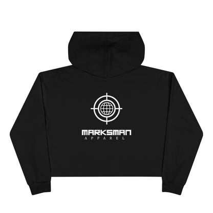 "Dressed to Kill" Edgy Crop Hoodie