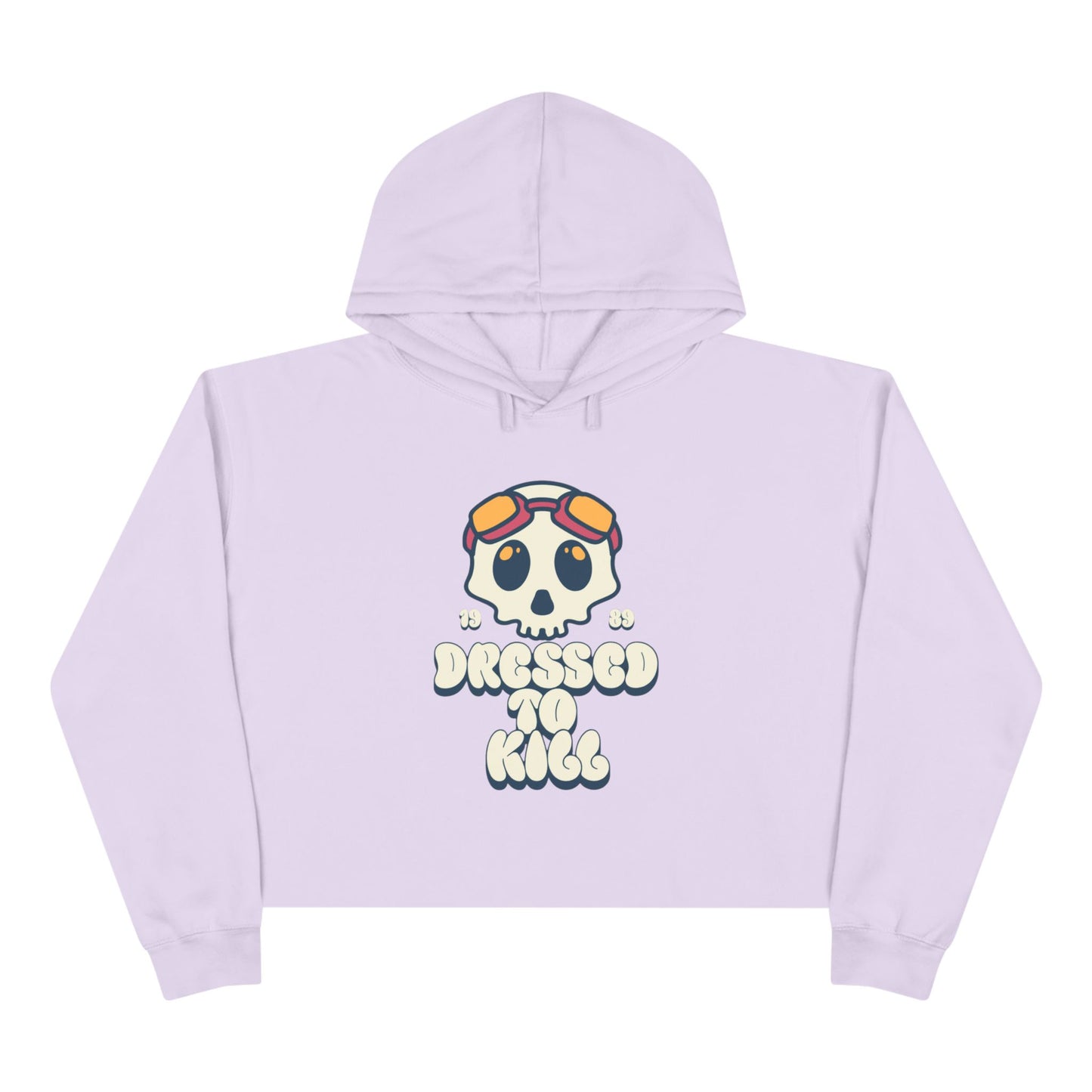 "Dressed to Kill" Edgy Crop Hoodie