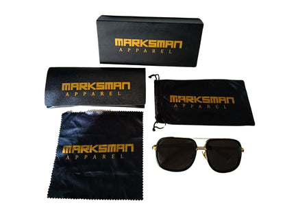 "Marksman" Aviator Sunglasses