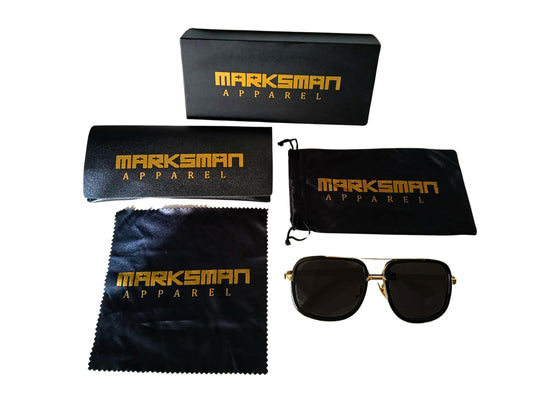 "Marksman" Aviator Sunglasses